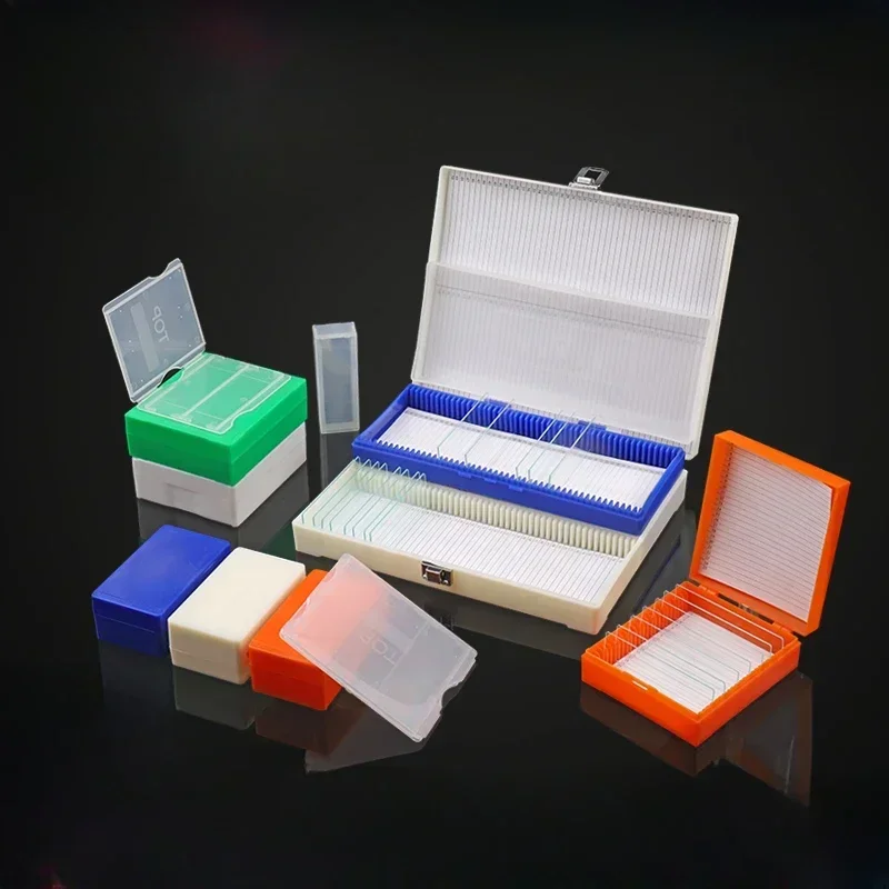 Pathology Slide Storage - Mikroskop-Objektträgerbox, Objektträger für biologische Pathologie, Bio-Scheiben-Schlitze,