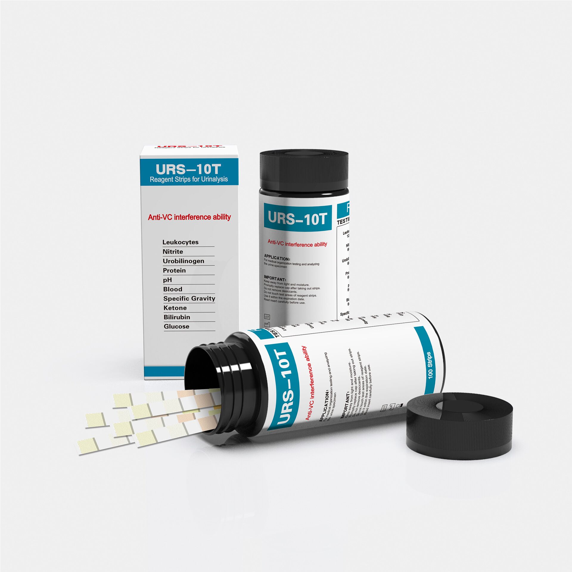 Urinalysis Reagent Strip - URS-10T Urin teststreifen 10 Parameter Reagenz