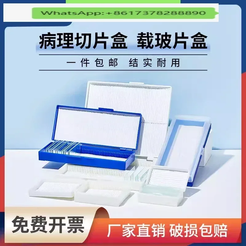 Pathology Slide Storage - Objektträgerbox, Probe, verdickter pathologischer Abschnitt, Mikroskop-Aufbewahrungsbox,
