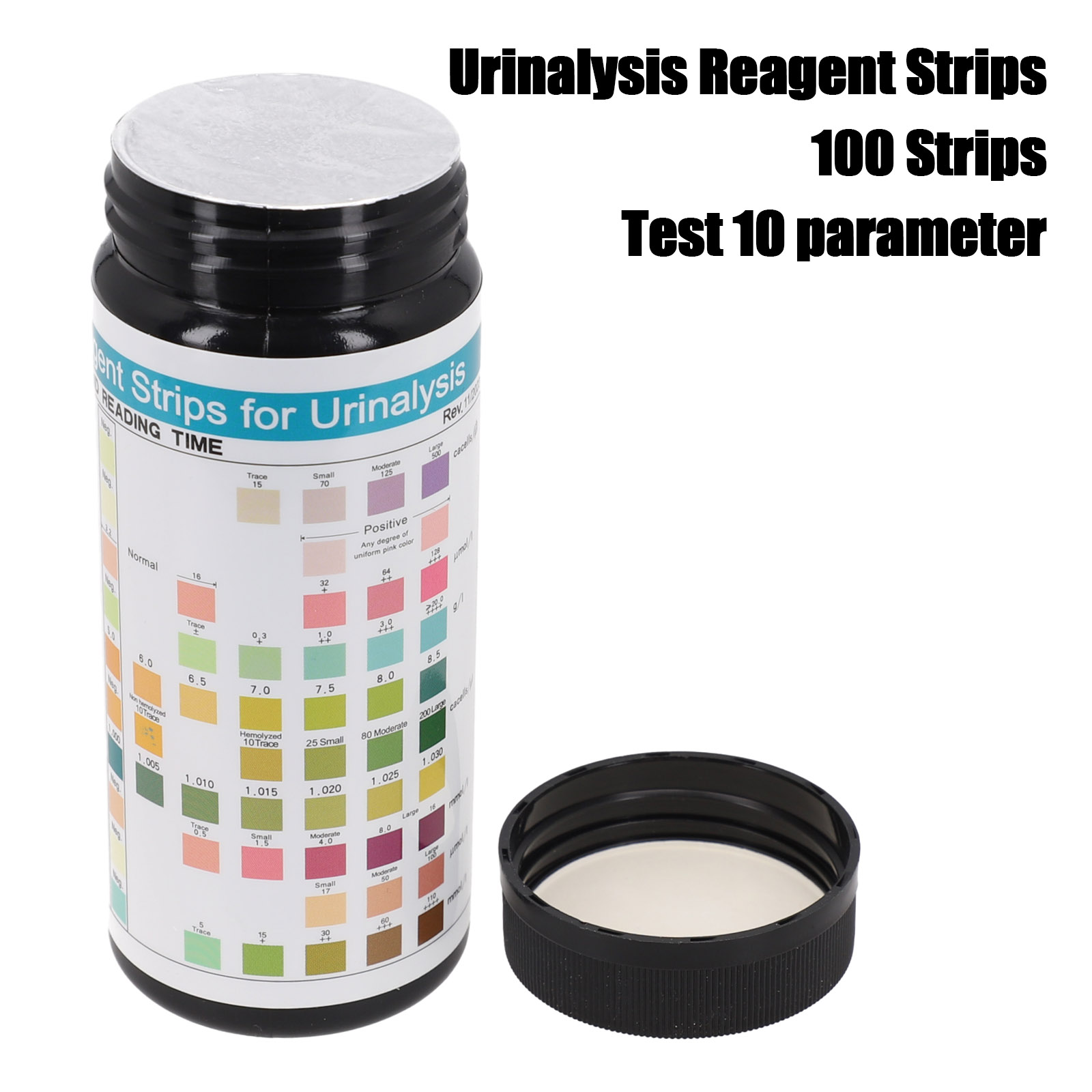 Urinalysis Reagent Strip - 100 Streifen URS-10T Reagenz-Urinanalyse-Streifen 10 Parameter